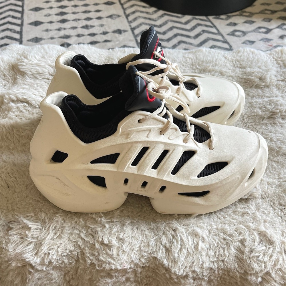 Adidas AdiFOM Climacool Mens 10.5‎ Wonder White Black IF3909 Chunky Sneakers